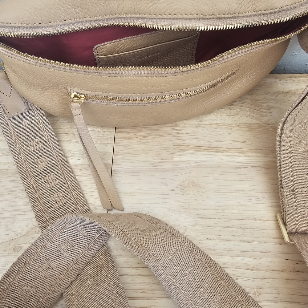 Hammitt Tan Leather Crossbody Bag - Picture 5 of 8